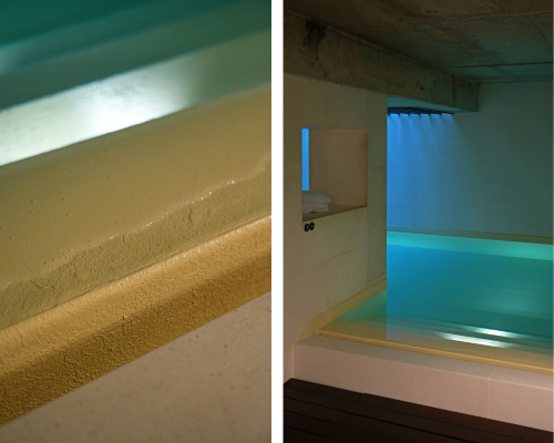 Hotel Alma en Barcelona: Piscina interior impermeabilizada con SOPREMAPOOL Feeling Arena